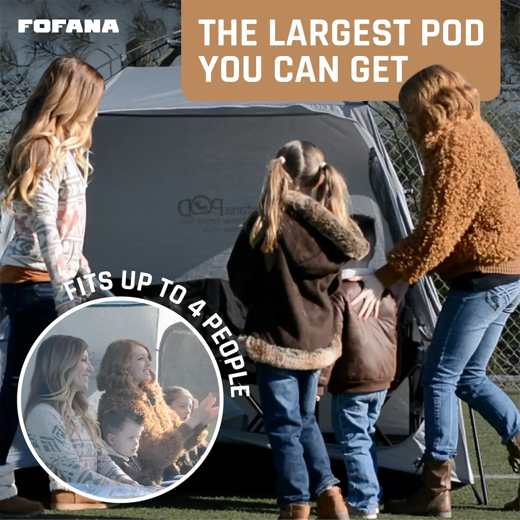 Fofana Pod | fofana pod tent | fofana all weather pop up pod