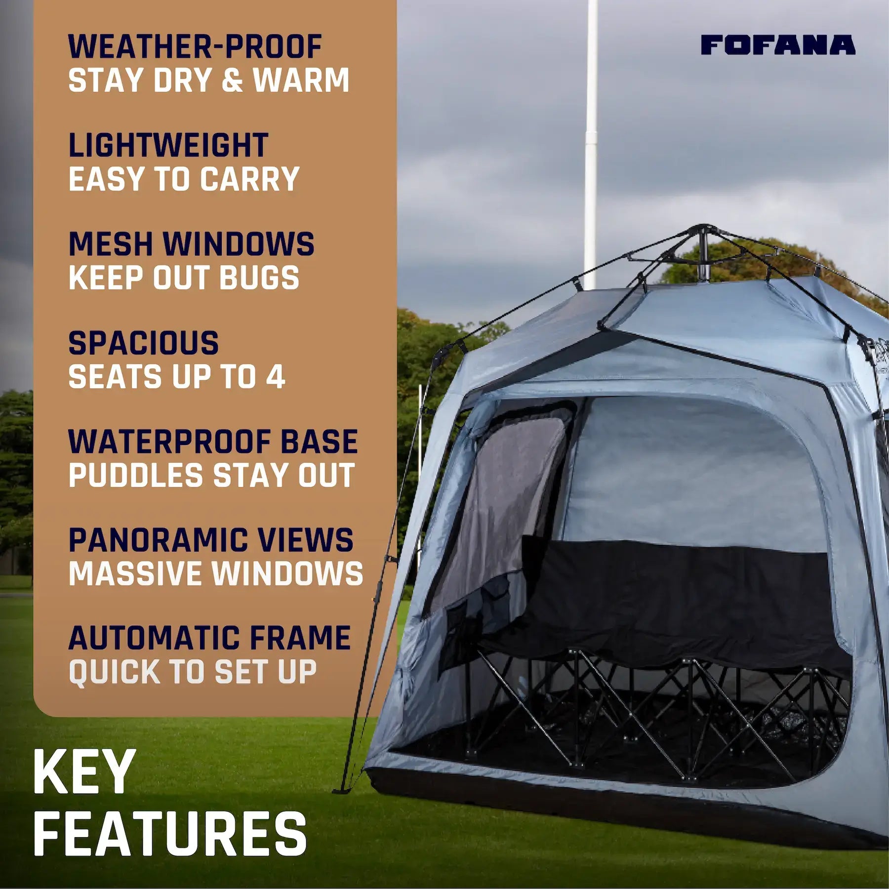 Fofana Pod | fofana all weather tent | fofana all weather pop up pod